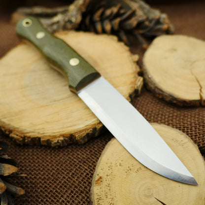 CPM 3V Explorer: Green Canvas & Brown Linen - Adventure Sworn Bushcraft Co.