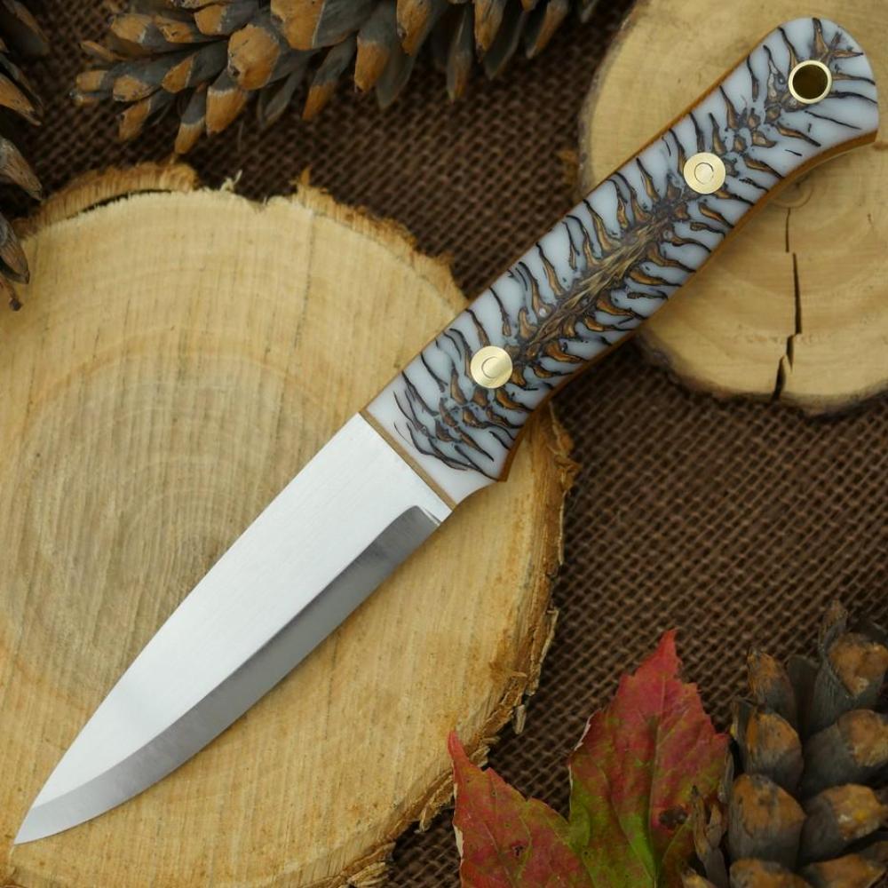 Classic: White Cast Pine Cone & Natural Canvas - Adventure Sworn Bushcraft Co.