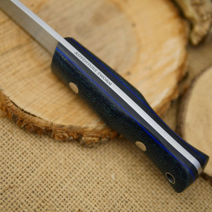 Classic: Navy Blue Burlap, Black Canvas & Blue Liners - Adventure Sworn Bushcraft Co.