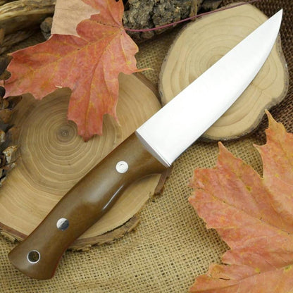 Tradesman: Earth Brown Richlite & Red Linen