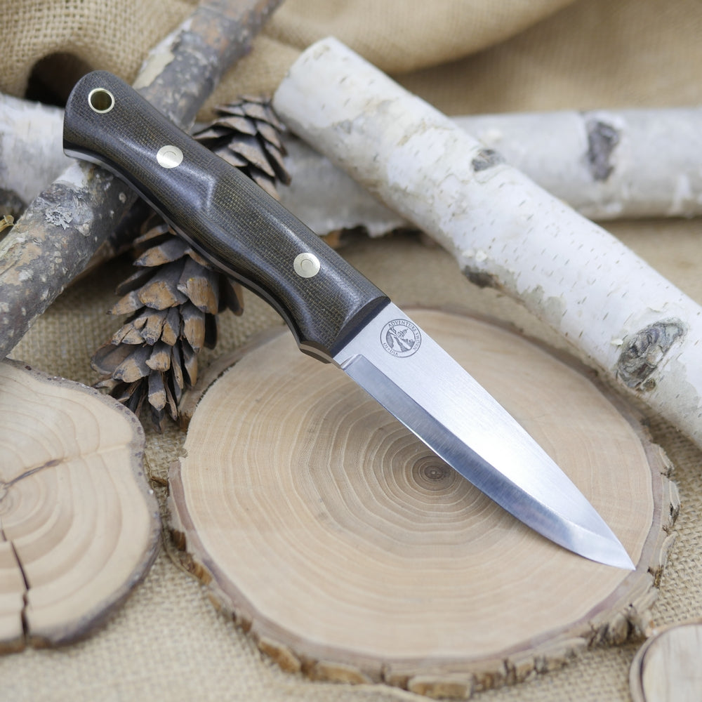 Classic: Green & Black Canvas Micarta