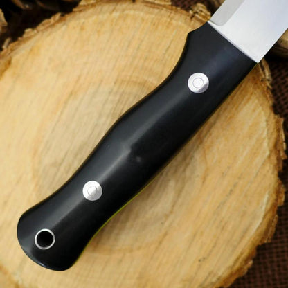 CPM 3V Explorer: Black Richlite & Toxic Green G10 - Adventure Sworn Bushcraft Co.