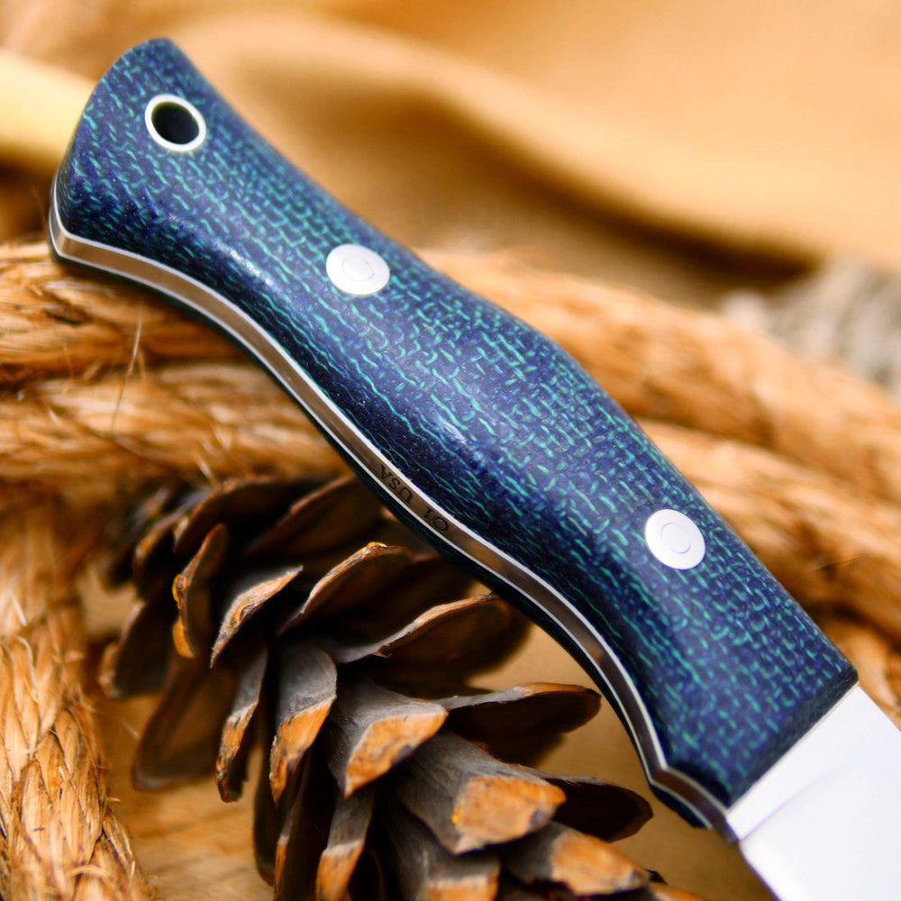 Guide: Navy Blue Burlap & Thin White - Adventure Sworn Bushcraft Co.