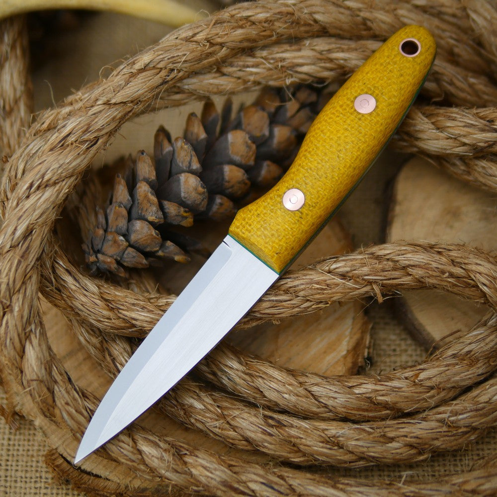 Wayfarer: Yellow Burlap & Kelly Green Liners