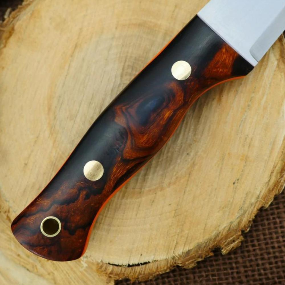 Tradesman: Ironwood Burl & Orange G10
