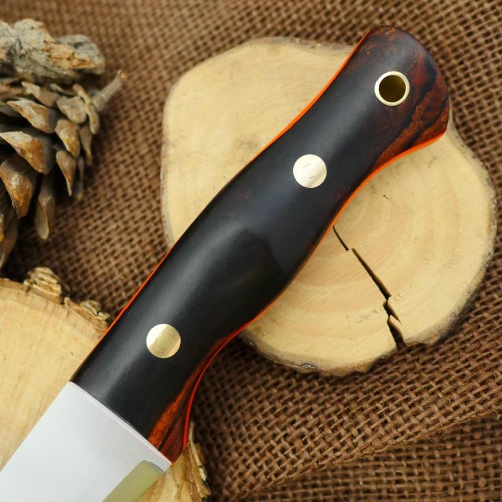 Tradesman: Ironwood Burl & Orange G10