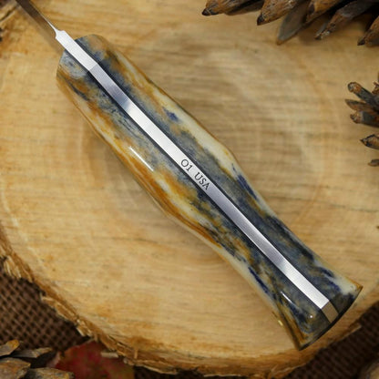 Classic: Fossil Dyed Giraffe Bone 2 - Adventure Sworn Bushcraft Co.