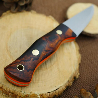 Tradesman: Ironwood Burl & Orange G10