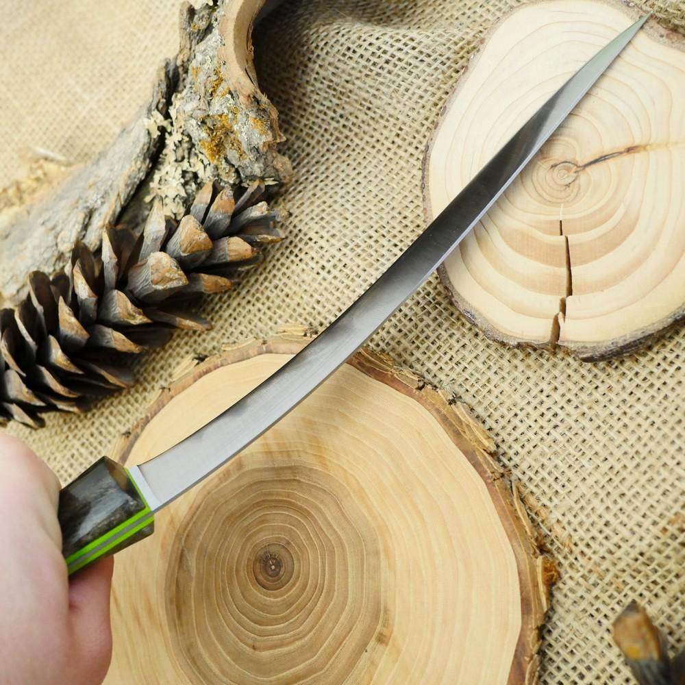 Fisherman: Buckeye Burl & Toxic Green - Adventure Sworn Bushcraft Co.