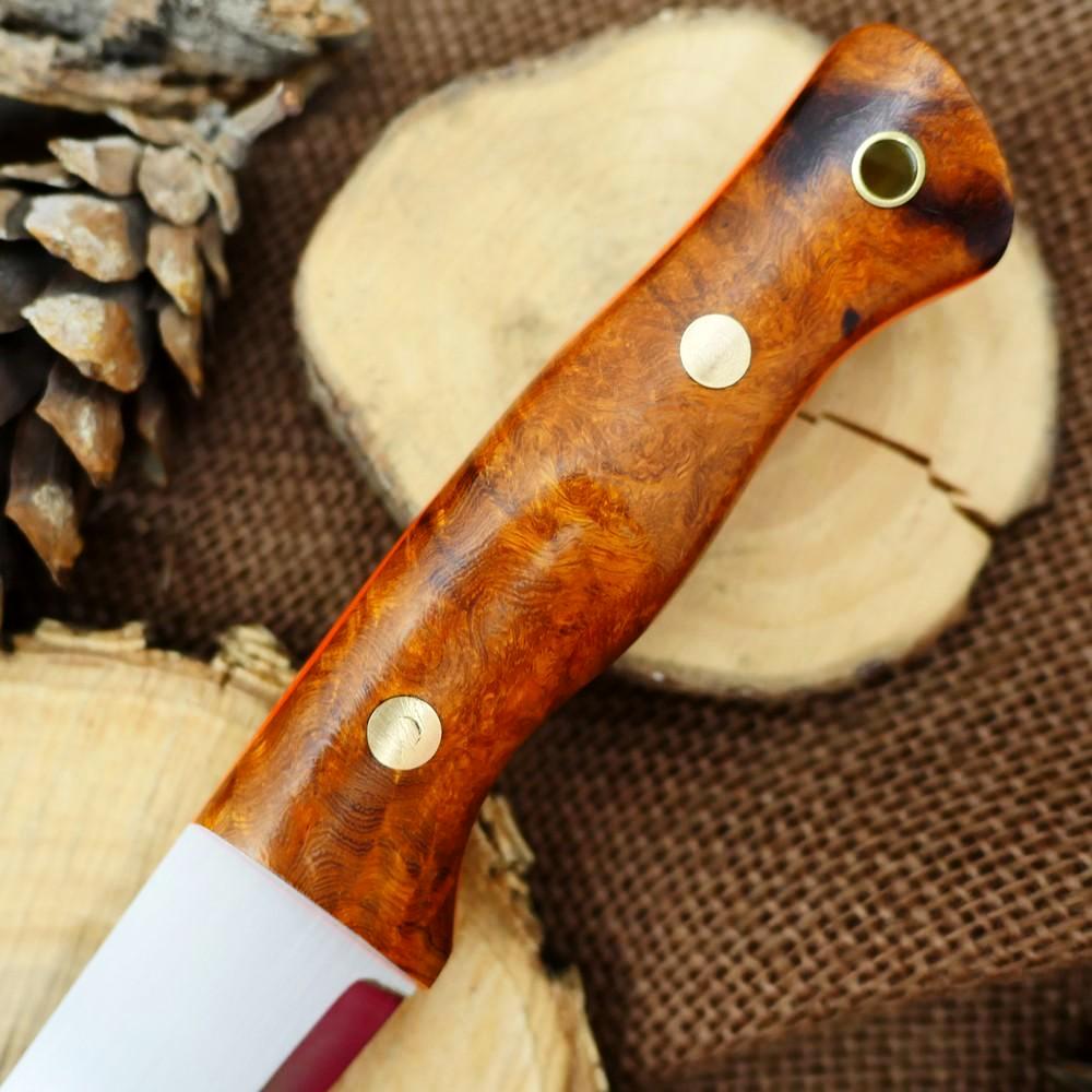 Tradesman: Ironwood Burl & Orange G10