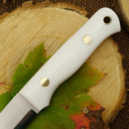 Classic: White Corian & Red - Adventure Sworn Bushcraft Co.