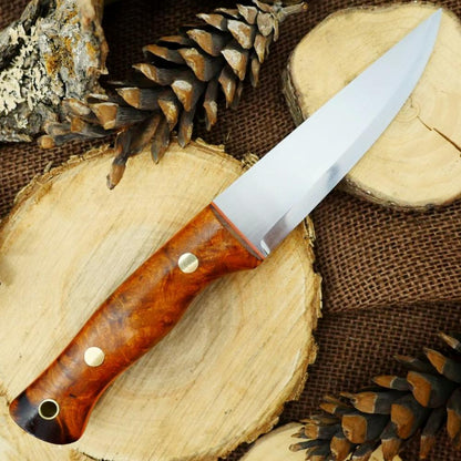 Tradesman: Ironwood Burl & Orange G10