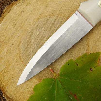 Pointy Classic: Bone Corian & Cinnamon
