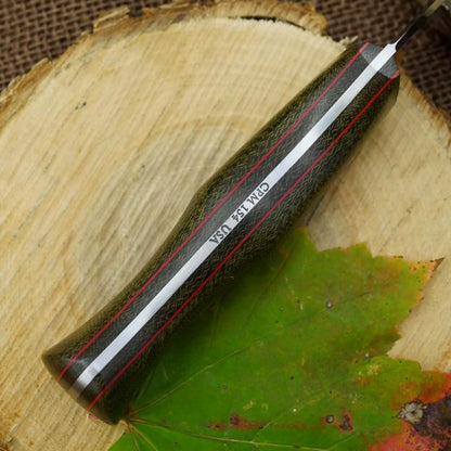 Tradesman: Green Canvas & Floating Red Liner