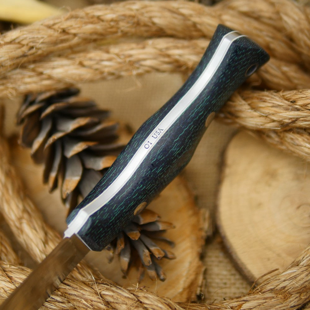 Guide: Navy Blue Burlap & Thin White - Adventure Sworn Bushcraft Co.