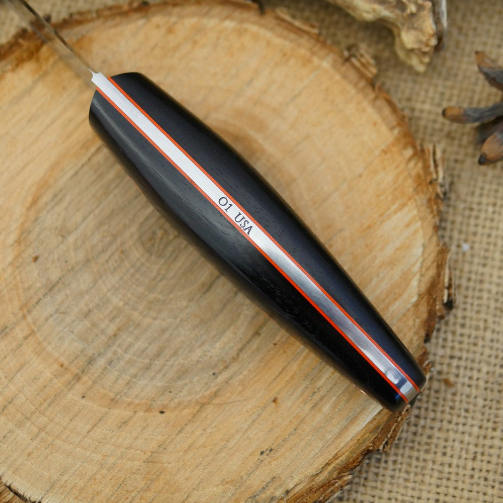 Woodsman: African Blackwood & Hunter Orange G10 - Adventure Sworn Bushcraft Co.
