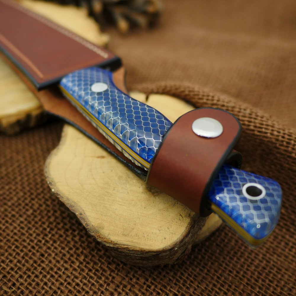 CPM 154 Fisherman: Blue C-tek & Double Liners - Adventure Sworn Bushcraft Co.