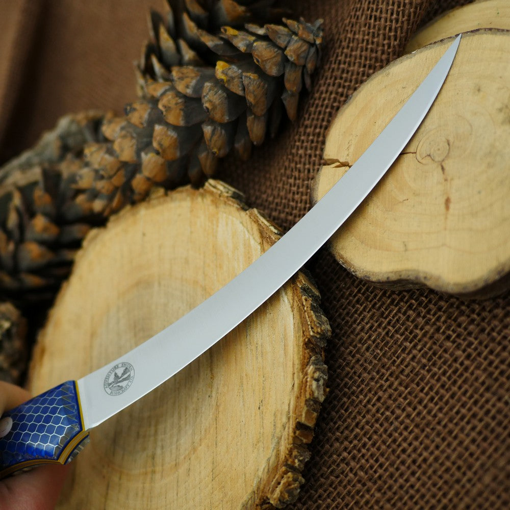 CPM 154 Fisherman: Blue C-tek & Double Liners - Adventure Sworn Bushcraft Co.