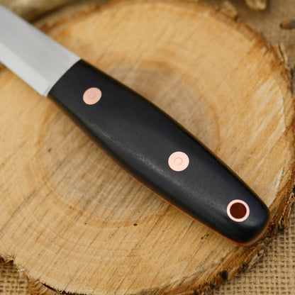 Woodsman: African Blackwood & Hunter Orange G10 - Adventure Sworn Bushcraft Co.
