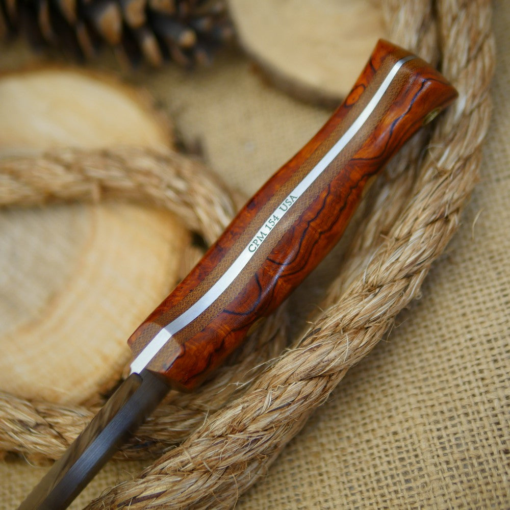 Tradesman: Ironwood Burl & Tapered Tang