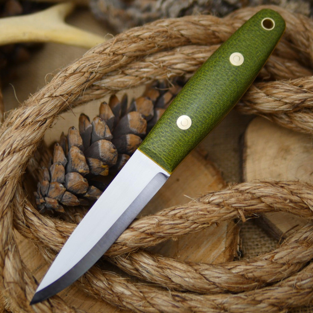 Woodsman: Emerald Green Burlap & Yellow Liners - Adventure Sworn Bushcraft Co.