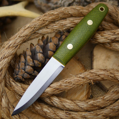 Woodsman: Emerald Green Burlap & Yellow Liners - Adventure Sworn Bushcraft Co.