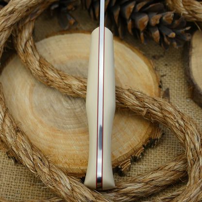 Explorer: Slim, Ivory Paper & Cinnamon Red - Adventure Sworn Bushcraft Co.