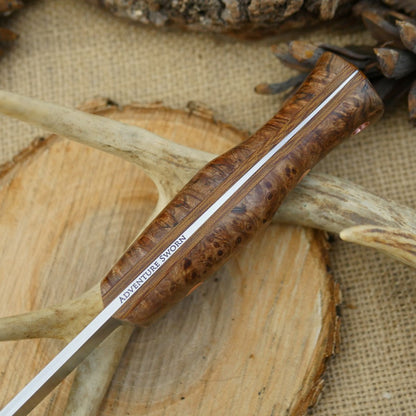 Tradesman: Maple Burl & Natural Canvas Micarta
