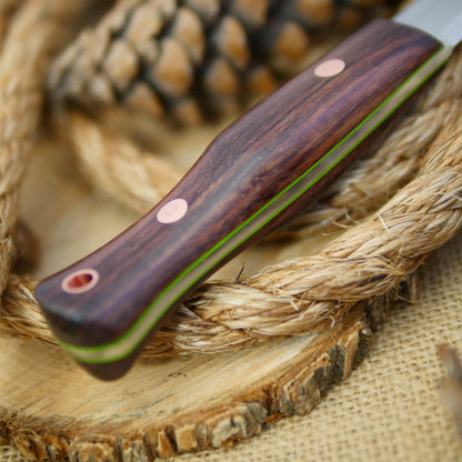 Woodcrafter: Katalox & Green G10 - Adventure Sworn Bushcraft Co.