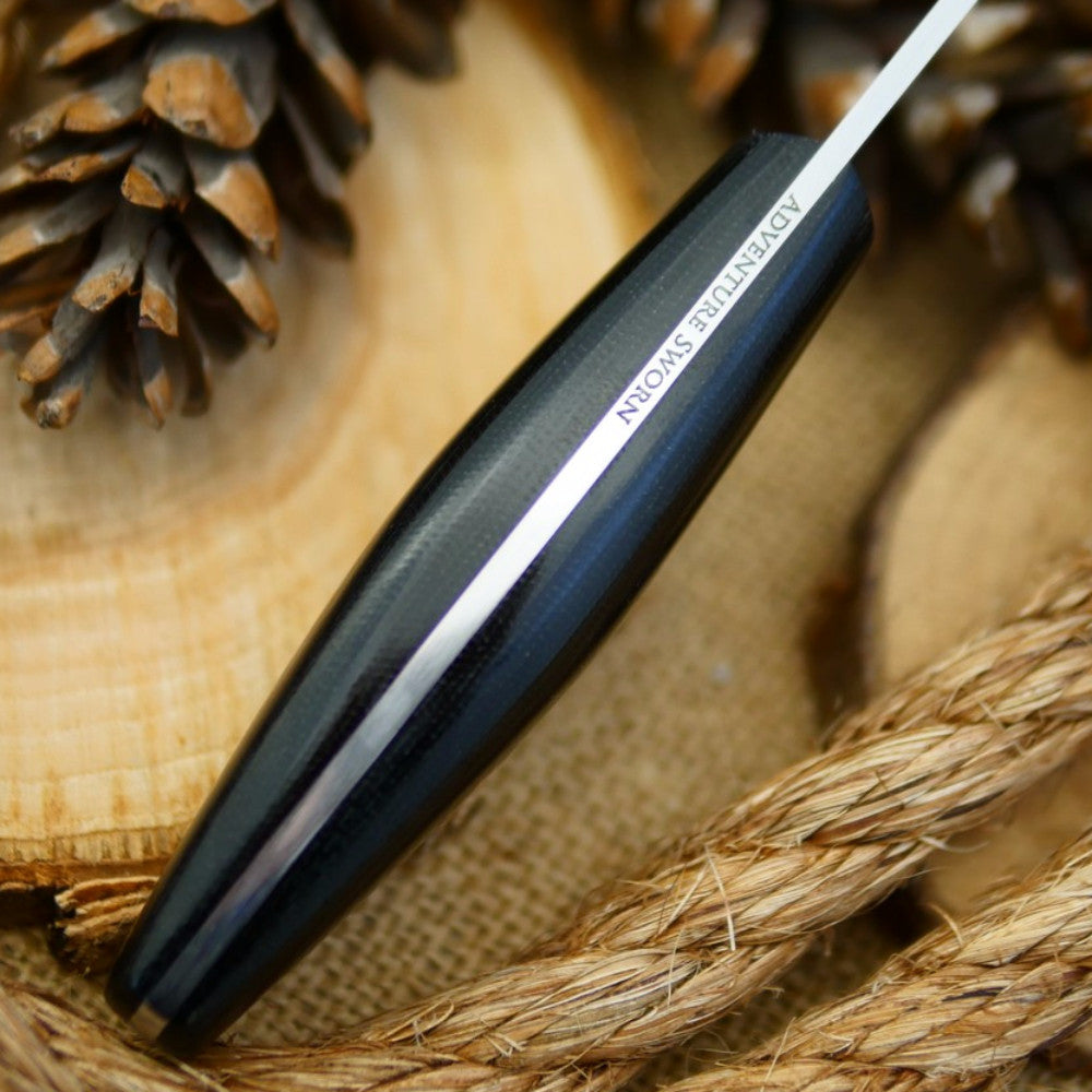 Woodsman: Black Canvas Micarta - Adventure Sworn Bushcraft Co.