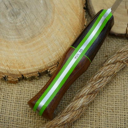 Mountaineer: Barbed Wire Bolster, Natural Canvas & Toxic Green