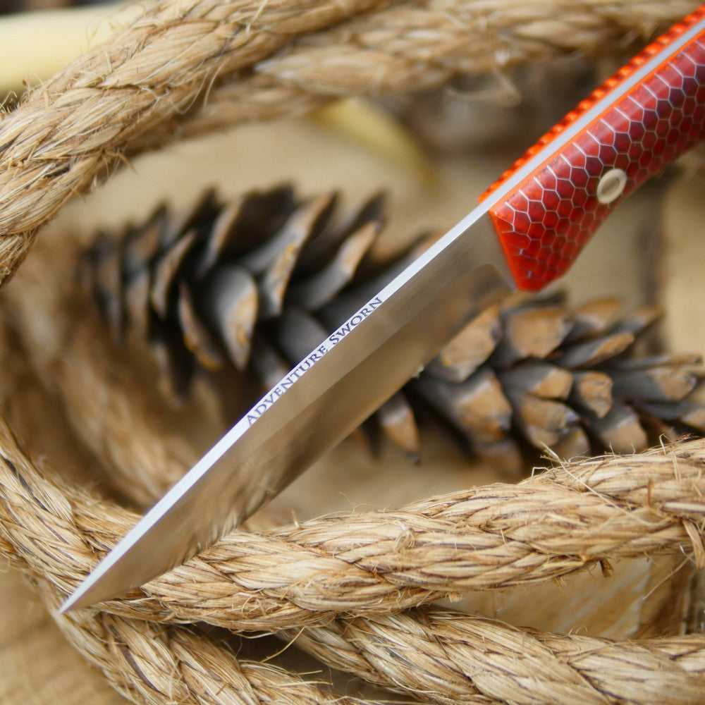 Hiker: Orange C-tek & Hunter Orange G10 liners - Adventure Sworn Bushcraft Co.