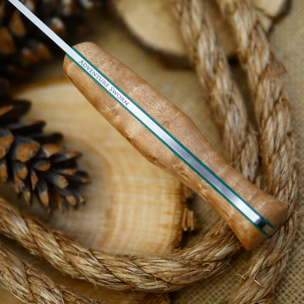 Mountaineer: Birdseye Maple & Kelly Green