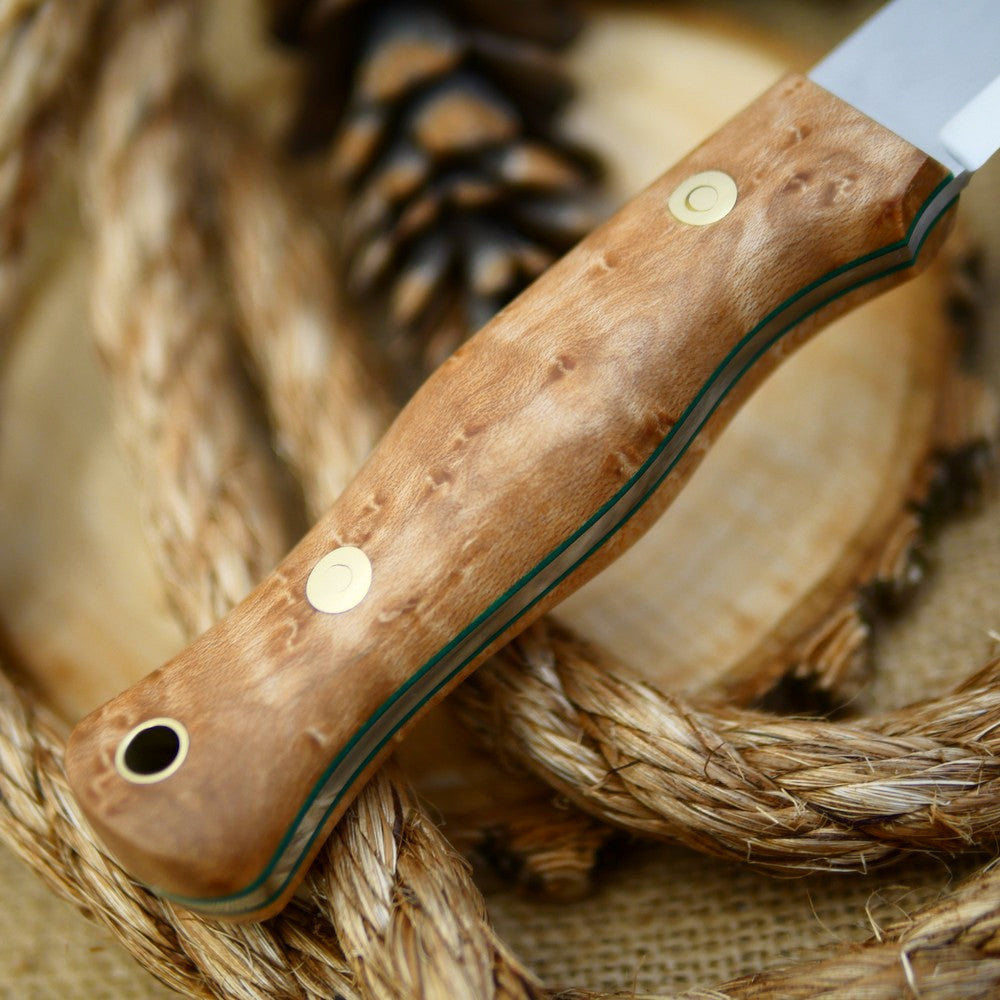 Mountaineer: Birdseye Maple & Kelly Green