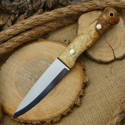 Mountaineer: Black Ash Burl & Maroon Canvas