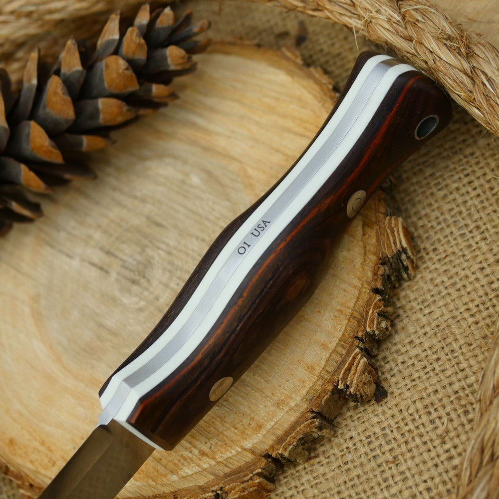 Mountaineer: Cocobolo & White G10
