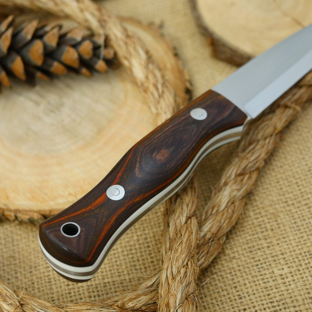 Mountaineer: Cocobolo & White G10