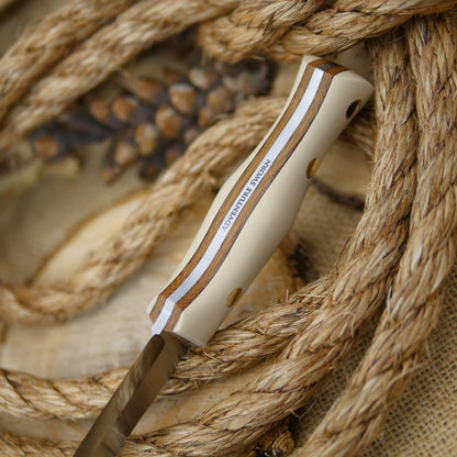 Classic: Ivory Paper, Natural Canvas & Spine Quote - Adventure Sworn Bushcraft Co.