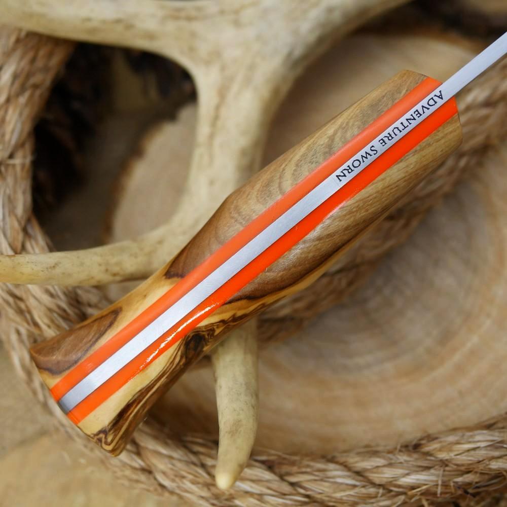Classic: Olivewood & Thick Orange Liners - Adventure Sworn Bushcraft Co.