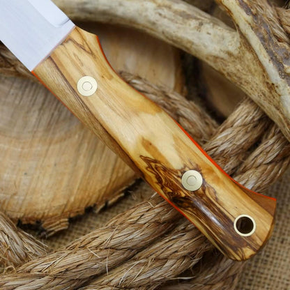 Classic: Olivewood & Thick Orange Liners - Adventure Sworn Bushcraft Co.