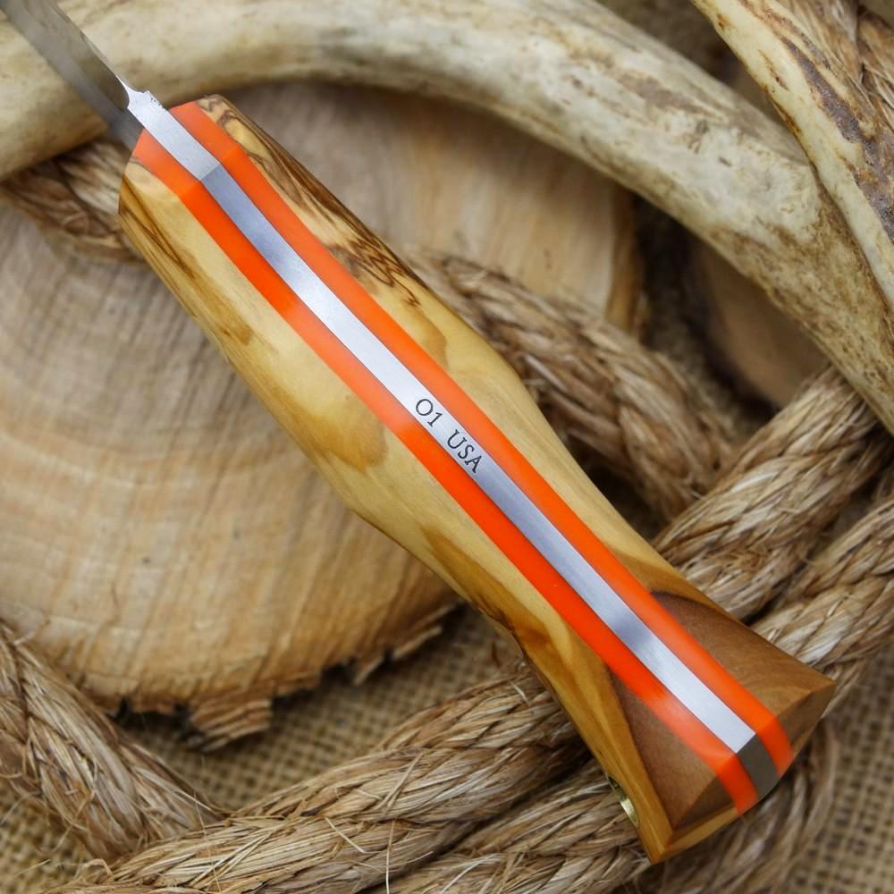 Classic: Olivewood & Thick Orange Liners - Adventure Sworn Bushcraft Co.
