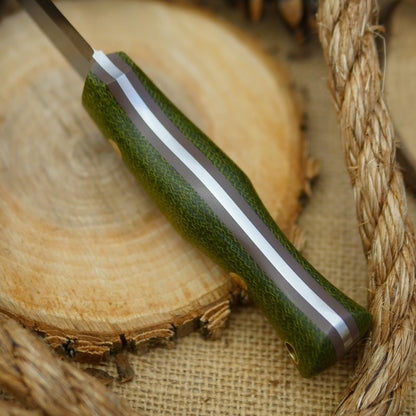 Mountaineer: Emerald Green Burlap & Earth Brown G10