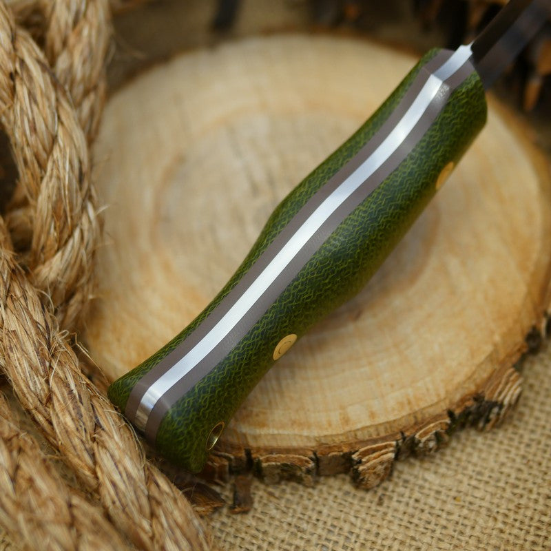 Mountaineer: Emerald Green Burlap & Earth Brown G10
