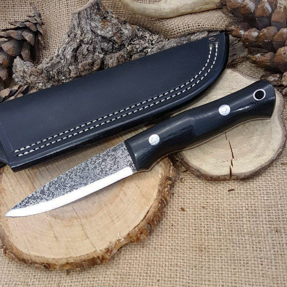 Classic 007: Black Canvas Micarta - Adventure Sworn Bushcraft Co.