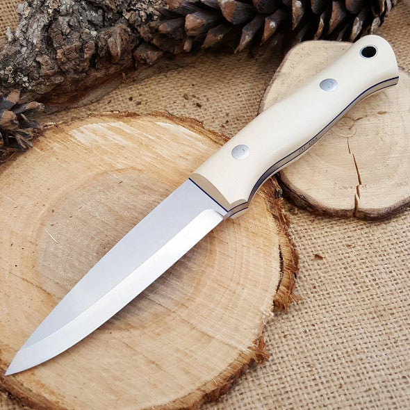 Classic 008: Ivory Paper Micarta - Adventure Sworn Bushcraft Co.