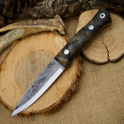 Classic: Dark Buckeye Burl - Adventure Sworn Bushcraft Co.