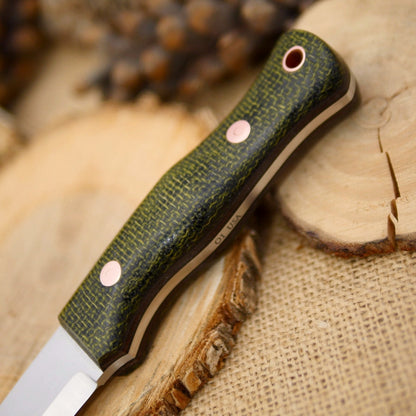 Mountaineer: Evergreen Burlap & Leather